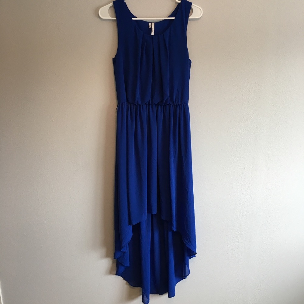 Cobalt Blue, High Low Dress